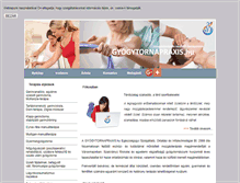 Tablet Screenshot of gyogytornapraxis.hu
